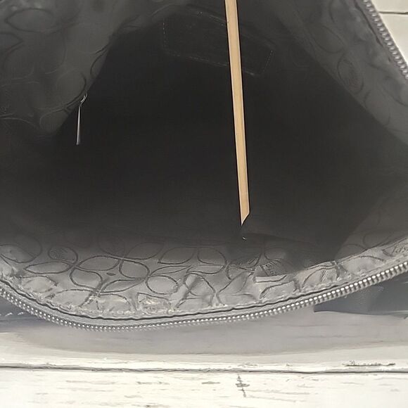 VINTAGE FOSSIL Brown Black Genuine Leather Crossbody Bag Boho-Grunge - Picture 13 of 15